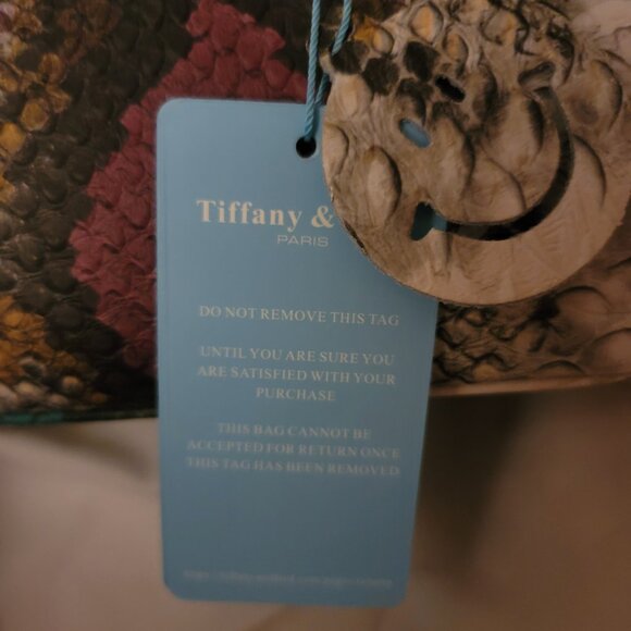 Tiffany & Fred | Snake Embossed Leather Satchel (Multi) 2500 - Picture 10 of 15